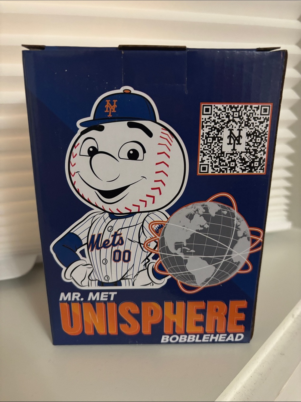 Mr. Met Unisphere Light Up Bobblehead - Blue & Orange